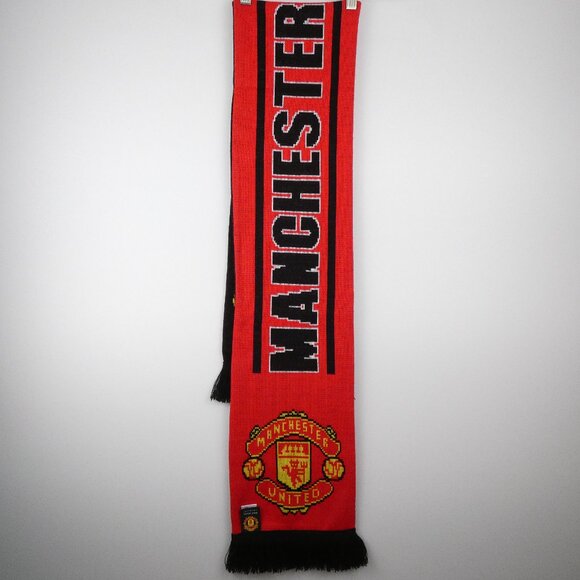 Manchester United FC Scarf Official Product Soccer Football Red Black 152 cm - Picture 8 of 13